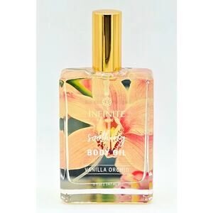 Infinite Beauty Vanilla Orchid Soothing Body Oil 5 Oz/ 147 ml NEW